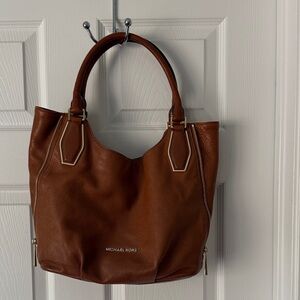 Michael Kors Tan Leather Shoulder Bag